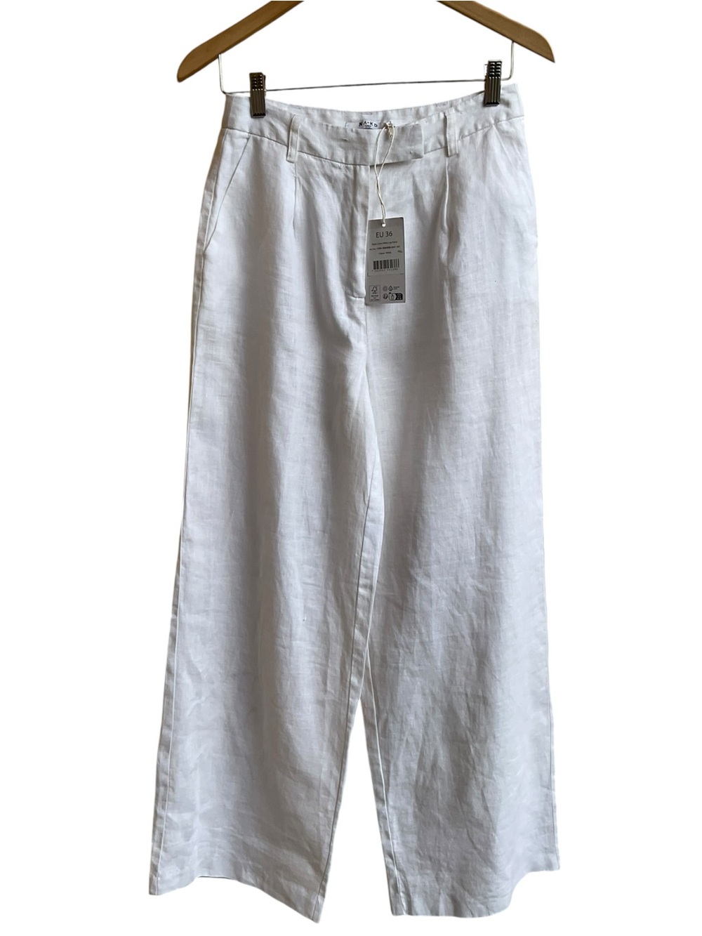 NA-KD NWT Women’s Linen White Wide Leg Pants size 36/6
Luxury minimalist classic - Picture 6 of 16